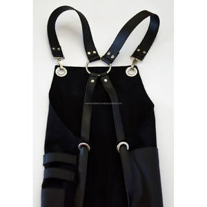 Delantal de Cuero Plegable Profesional Resistente a Olores para Artistas, para Pintura al Óleo y Dibujo, de Cuero Vacuno Genuino, con Bolsillos para Estudio - Product Image 6