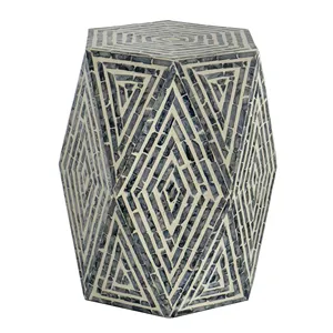 Best Choice Mother of Pearl Side <b>Table</b> OEM Design Customize Handmade Decor Home Furniture From Vietnam Factory Directly - Product Image 1
