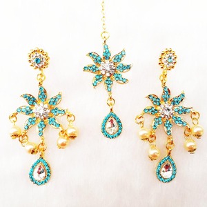 Ensemble de collier de mariée de luxe, couleur, cristal, strass, vintage, mariage, fiançailles, fête, cadeau, bijoux - Product Image 2