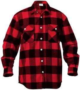 PADDED <b>SHIRT</b> FUR LINED <b>LUMBERJACK</b> FLANNEL WORK JACKET WARM THICK CASUAL TOP HEAVYWEIGHT BUFFALO PLAID TARTAN FLANNEL <b>SHIRTS</b> - Product Image 2