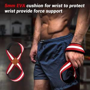 Figura 8 correas entrenamiento Fitness desgaste entrenador culturismo levantamiento de pesas Anime figura 8 correas - Product Image 3