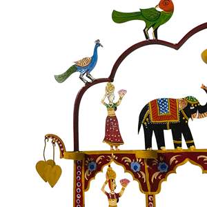 ประติมากรรมเหล็กแบบดั้งเดิมลายสัตว์สำหรับตกแต่งเทศกาลดีวาลี - Product Image 5