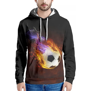 S22 sweat à capuche pour hommes de haute qualité Custom Essentials 100% coton lâche tissu épais sweat à capuche porter avec lettre imprimée - Product Image 1