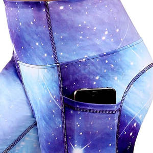 Mallas de mujer personalizadas de alta calidad con logotipo Fitness Yoga Leggings mallas ajustadas pantalones para mujer - Product Image 5