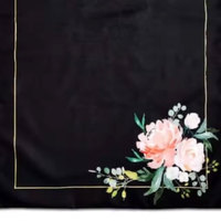 Tapis de prière personnalisé imprimé de super qualité Tapis antidérapant en coton gaufré noir Tapis et carpettes de l'Islam