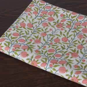 Bloc de main en coton indien de qualité supérieure imprimé Rectangle et nappe à manger florale ronde 72 pouces pour la maison de mariage - Product Image 5