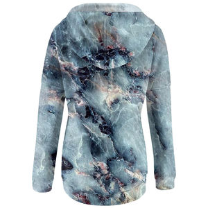 Sweats à capuche surdimensionnés pour femmes avec impression par sublimation et logo personnalisés sweats à capuche respirants et à séchage rapide OEM - Product Image 2