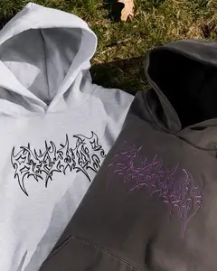 kundenspezifisch oem hohe qualität herren weiße farbe hoodies mit stickerei