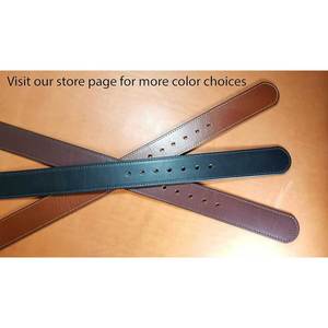 Diseño negro clásico para trajes elegantes Cinturón de cuero Estilo resistente para jeans y ropa de trabajo Cinturón de cuero - Product Image 5