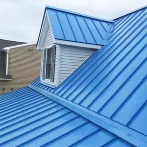 カラーコーティングされたカラフルな屋根鋼タイル亜鉛メッキ屋根28ゲージ波形鋼金属亜鉛タイル屋根シート