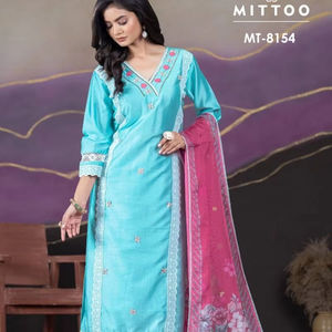 Shifli Graceful Viscose Dupatta Set Algodón Estampado Kurti Ready Dispatch Winter Party Collection Incluye indio complementario - Product Image 1