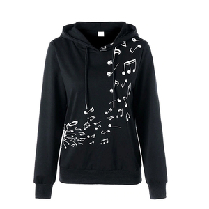 Sweat à capuche d'hiver personnalisé de haute qualité pour femme, imprimé, style streetwear, avec logo, doublure en polaire, polyester/coton respirant - Product Image 2
