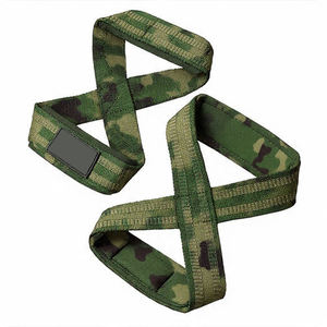 Sangles en néoprène élastiques rembourrées de haute qualité en forme de 8 pour soulevé de terre, haltérophilie, soutien du poignet et entraînement de tractions - Product Image 3