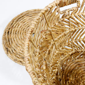 Artex Dong ตะกร้าสานมือ, ตะกร้าใส่ของผักตบชวาของขวัญเป็นมิตรกับสิ่งแวดล้อม - Product Image 4