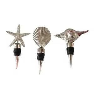 Bouchon de bouteille en métal artistique, accessoires de bar, bouchon de bouteille de vin créatif pour les soirées cocktails - Product Image 3