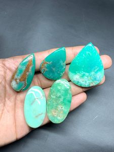AAA Grade Vert Chrysoprase Cabochons Pierre Naturel Chrysoprase Gemme Bonne Qualité En Gros Lot - Product Image 3