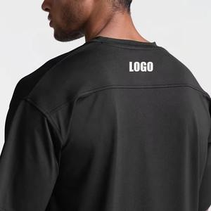 Camiseta Deportiva de Gimnasio de Lujo Premium de Diseñador OEM, Lisa y sin Estampado para Hombre - Product Image 5