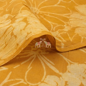 Tela de Algodón 100% con Estampado Floral Bagru, Diseño de Última Moda, para Confección de Bolsos, Textil para el Hogar, Tela Voile Estampada - Product Image 3