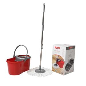 Ensemble de balai essoreur rotatif à 360 degrés de fabrication turque avec microfibre lavable pour le nettoyage des sols - Product Image 4