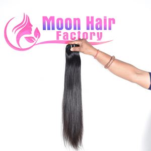 Vente en gros directe d'usine, prix bas, mèches de cheveux humains indiens bruts, lisses, douces, aspect naturel, fabricant en vente - Product Image 2