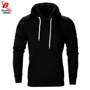 Sudadera con capucha de mezcla pesada de alta calidad para hombre, ropa deportiva de invierno con estampado de diseñador, tallas con cremallera completa S 5XL, capucha de lana teñida lisa - Product Image 1