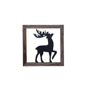 Estrella de Navidad de aluminio hecha a mano de proveedor indio de Venta caliente con acabado negro en marco de madera regalo de Navidad de alta calidad - Product Image 5