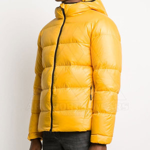 Chaquetas de plumas hinchadas para hombres de alta calidad en talla grande Top Trending Winter Puffer con cuello alto Nuevo diseño - Product Image 6