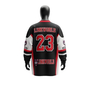 High Quality Youth & Adult Ice Hockey Jerseys Latest Style Sublimation Applique Numbers OEM Service Supply For Ice Hockey Wear - Product Image 3