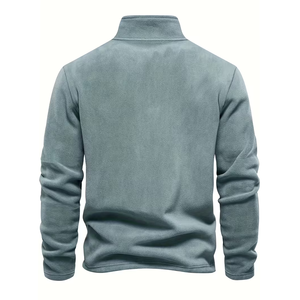 Sudadera de Hombre de Alta Calidad, 100% Algodón, con Cierre, Cuello Camisero, Transpirable, Precio de Mayoreo, Sudadera de Moda - Product Image 2
