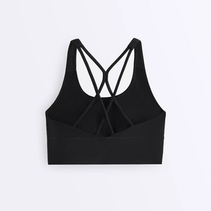 Sujetador Deportivo de Yoga con Soporte Alto, Reversible, con Logotipo Personalizado, Ligero, Transpirable, con Copas sin Costuras, Tallas Grandes, para Gimnasio, Mujer - Product Image 2