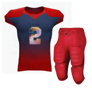 Nouveaux maillots de football américain de style personnalisé et ensemble de pantalons Conception personnalisée Uniforme de football américain à séchage rapide Service personnalisé OEM. - Product Image 1