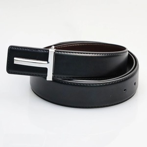 Cinturones para hombre, cinturón con hebilla de letras de aleación de negocios, cinturón informal de cuero genuino, moda de alta calidad, cintura masculina de piel de vaca de 3,8 cm - Product Image 6