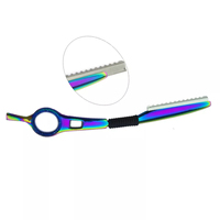Kaamir Instruments - Maquinilla de Afeitar Profesional con Cabezal Giratorio, Mango Ligero de Plástico, Cuchilla Única para Adelgazar y Estilizar el Cabello