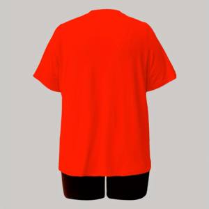 Conjunto de Top Corto y Pantalones Cortos de Invierno 2026 para Mujer, Cuello Alto, Color Sólido, 100% Algodón, Felpa, Estilo Casual - Product Image 6