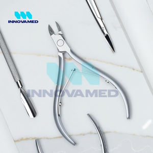 Meilleur fournisseur, pinces à cuticules en acier inoxydable incurvées de haute qualité, ouverture large pour la manucure, la pédicure, le salon, l'usage domestique, durables - Product Image 3