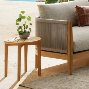 Meubles de table basse en bois de teck écologique avec un style moderne et contemporain pour une utilisation intérieure ou extérieure - Product Image 6