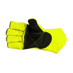 Guantes de Trabajo de Soldadura de Cuero Vacuno de Doble Capa de Alta Calidad, Guantes de Seguridad Multiusos para Soldador, Precio al por Mayor - Product Image 5