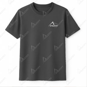Athletify, camiseta Ringer de mezcla de algodón para hombre, Mangas de bloqueo, tela de 180g, estilo callejero, ropa informal cómoda y elegante a la moda - Product Image 3