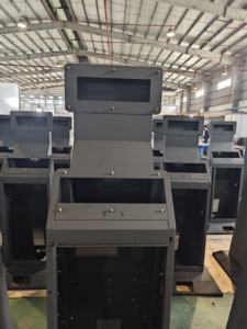 Gabinete de quiosco de acero con recubrimiento en polvo OEM, caja de información de aplicación de terminales para interiores y exteriores por Fabricación de chapa metálica - Product Image 4