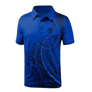 Polo de golf pour homme de haute qualité, tissu durable, manches courtes, polo de golf, vêtements de performance athlétique - Product Image 1