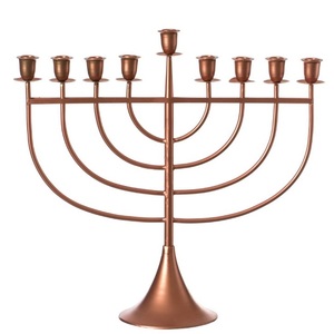 Luxury Aluminum Menorah for Christmas Elegant Handmade <b>Candelabra</b> Home Decor - Product Image 6