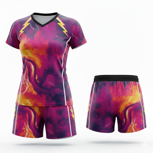 Custom Design Rugby & <b>Volleyball</b> Uniform Sets | Durable 100% Polyester Jersey and Shorts | OEM ODM Sports Team Uniforms - Product Image 3