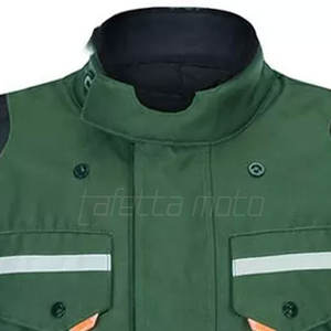 Chaqueta textil de moto de color sólido de etiqueta privada Chaquetas textiles de moto para hombre más vendidas - Product Image 3