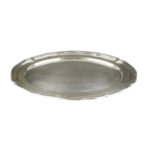 Hoteles Restaurantes Hogar Cocina Desayuno Servidor Bandeja Acabado en níquel Forma rectangular Bandeja DE SERVICIO DE METAL hecha a mano Navidad - Product Image 2