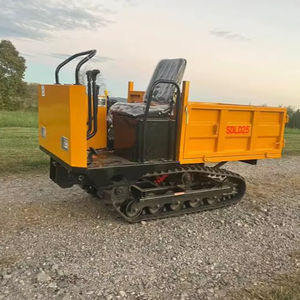 Livraison gratuite, mini-dumper sur chenilles SDL D25 certifié CE EPA, 3 vitesses avec marche arrière, mini-dumper sur chenilles hydraulique à basculement - Product Image 4