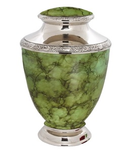 TROPHÉE DE CRÉMATION AMÉRICAINE URNES DE CRÉMATION FUNÉRAIRES EN MÉTAL DE FINITION ROUGE POUR CENDRES HUMAINES URNE - Product Image 6