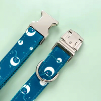 Collier de dressage et de refroidissement pour chien, imprimé élégant, printemps-été 2024, réglable, en polyester écologique