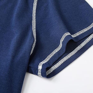 Conjunto de camiseta y pantalones cortos de verano para hombre, nueva ropa de punto transpirable de manga corta - Product Image 4