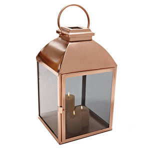 Linterna de mesa de Metal de hierro hecha a mano, nuevo diseño decorativo con vidrio para el hogar, restaurante, Hotel, fiesta, ambiente para Navidad - Product Image 5