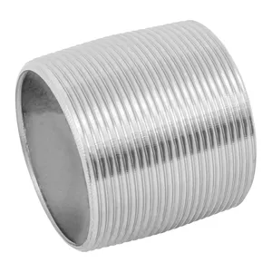 Capezzolo in acciaio zincato Foset 4 unità Per scatola 2 'corda continua raccordi Per tubi in acciaio al carbonio BSPT NPT BSP ferro forgiato Per olio - Product Image 1
